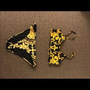 Gold Printed Bikini